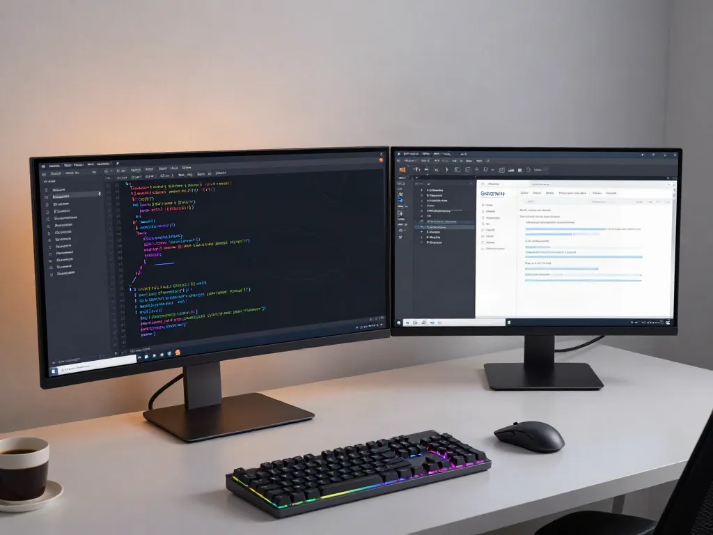 Source code review workspace with modern developer tools and cybersecurity focus.