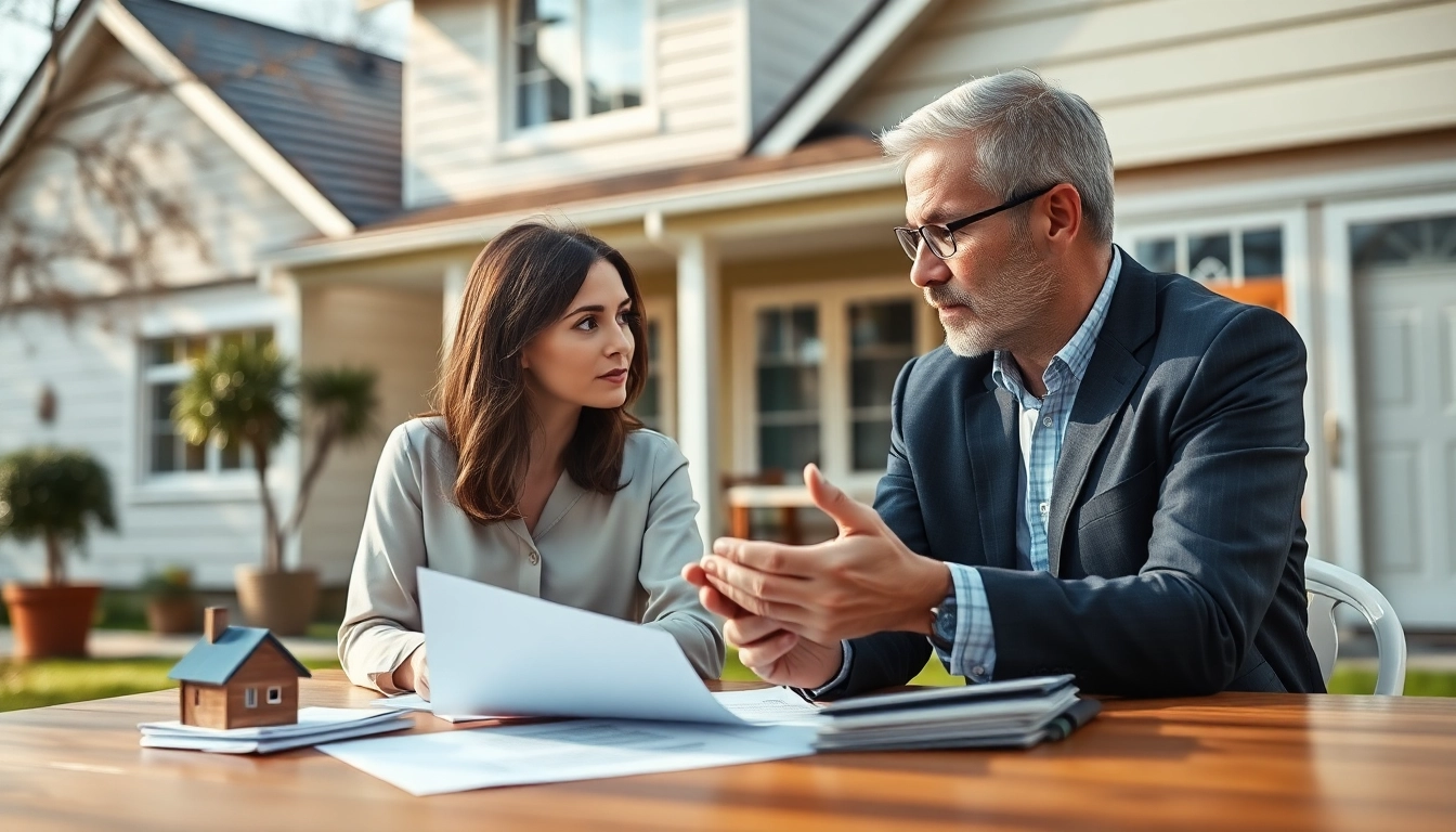 Hausverkauf bei Scheidung: Professional couple navigating emotional home sale process.