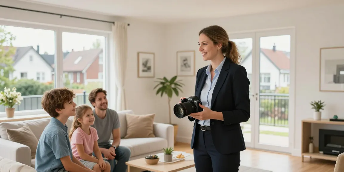 Vertrauenswürdiger Immobilienmakler Düsseldorf berät Kunden beim Immobilienkauf.