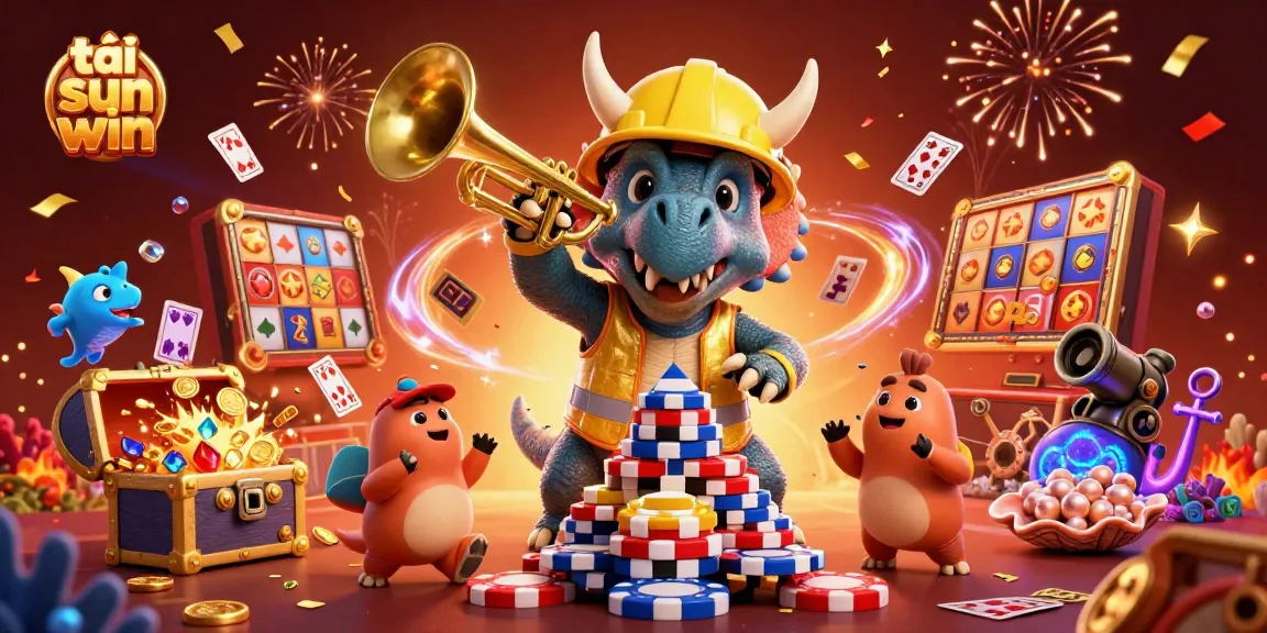 Experience excitement as you tải sun win and enjoy vibrant gameplay with festive casino elements.