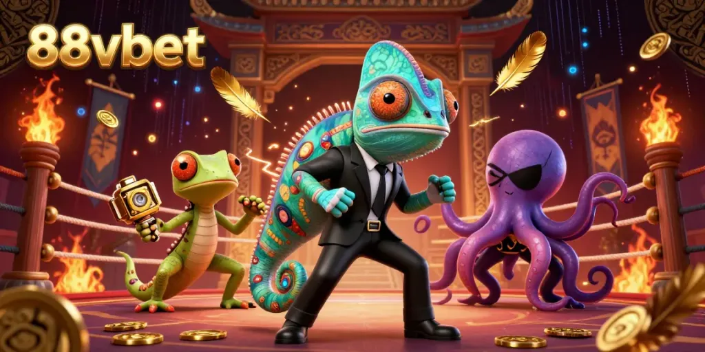 Experience exhilarating gaming action with 88vbet's vibrant characters and elements of chance.