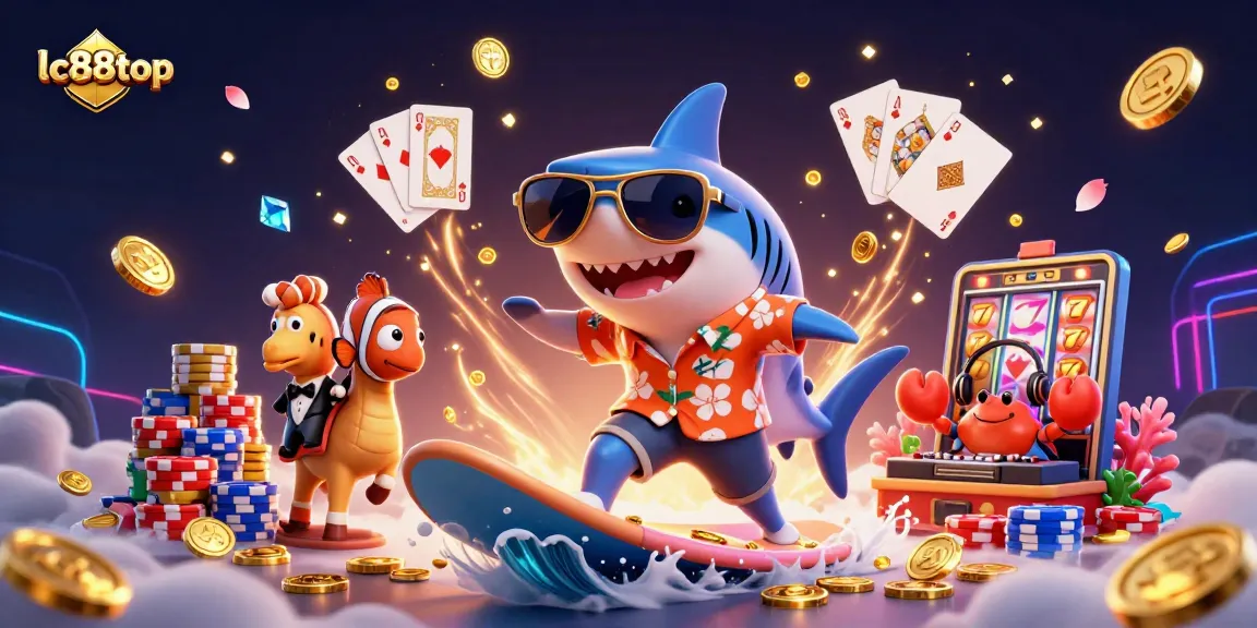 Experience thrilling gameplay at lc88top with dynamic casino characters and vibrant graphics.