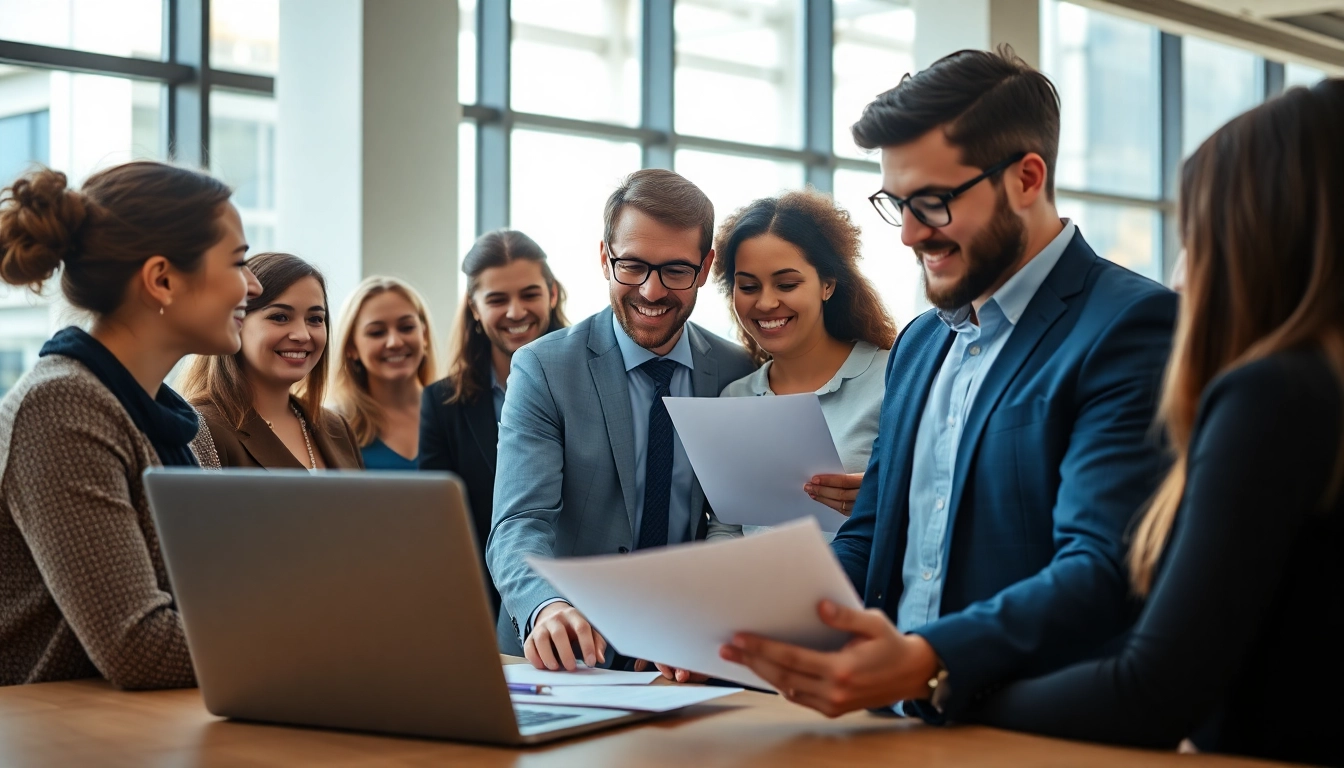 Headhunter IT unterstützt talentierte Fachkräfte in einem modernen Büroumfeld.