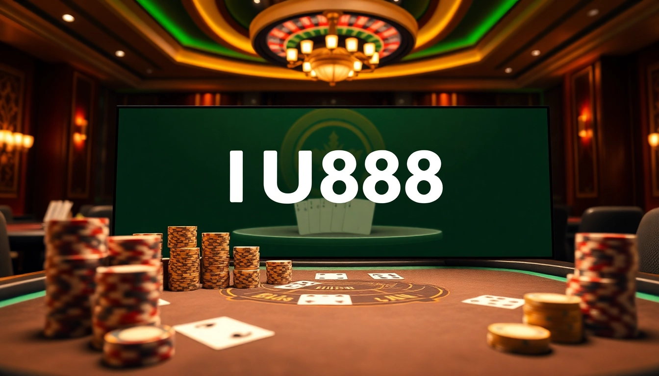 Experience thrilling gameplay at UU888's live casino with poker tables and high-stakes action.