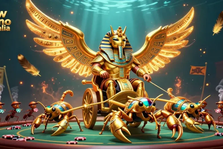 Experience thrilling action at a new casino Australia with poker chip-laden heroes.