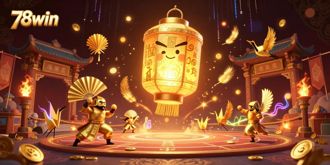 Engage in thrilling gameplay at 78win, featuring vibrant characters amidst a dynamic casino scene.